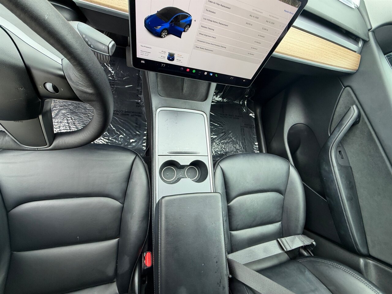 2021 Tesla Model Y Long Range in Blue — thumbnail 12 of 21