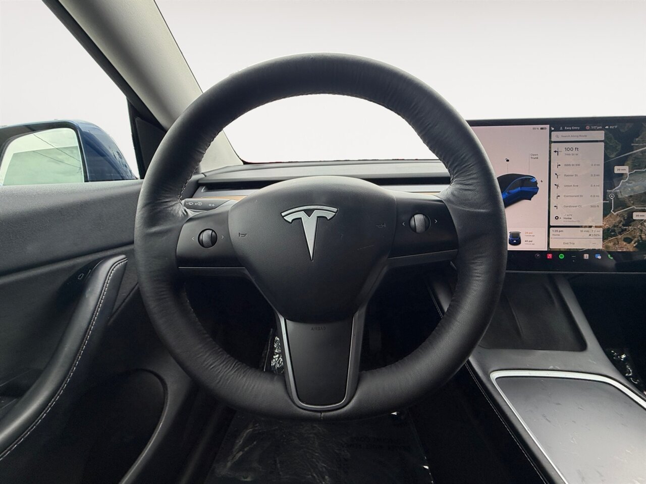 2021 Tesla Model Y Long Range in Blue — thumbnail 13 of 21
