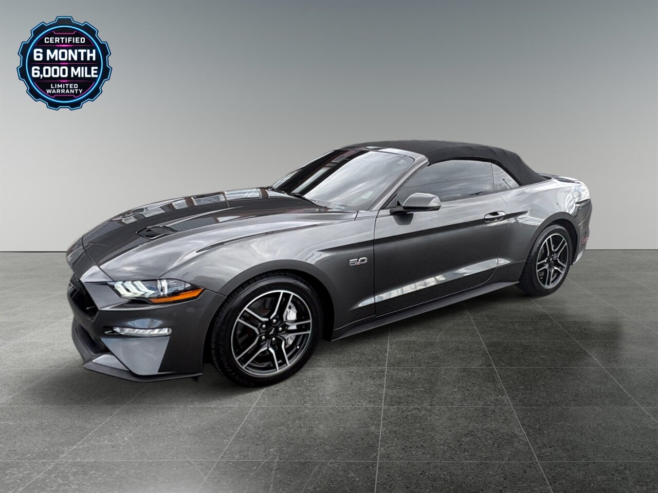 2019 Ford Mustang GT Premium in Gray — photo 1 of 21